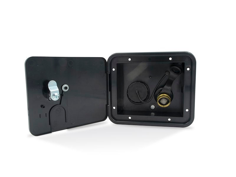 Trappe de remplissage verrouillable pour VR B&B Molders 55-5305 – Avec valve de retenue et kit d’installation