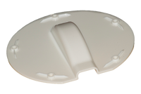 King 24-4867 Waterproof Dual Cable Antenna Entry Plate for RV