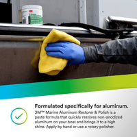 3M 09020 – Composé à polir marin pour aluminium | Élimination de l’oxydation
