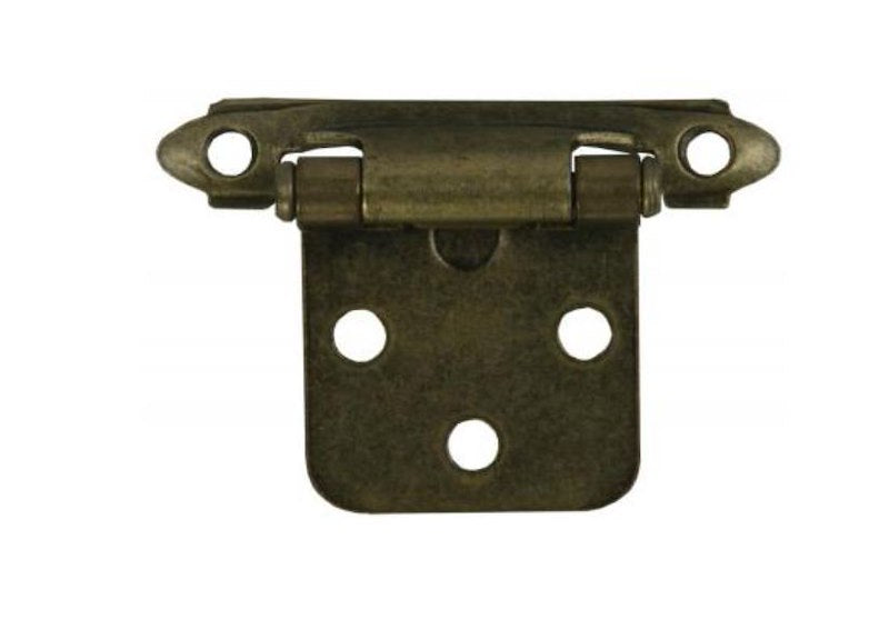 Charnières Auto-Fermeture JR Products Laiton Antique pour Portes d’Armoire – Jeu de 2