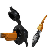 Port d’alimentation NOCO 15A 125V avec câble 16 po et capuchon étanche – Installation facile, profil bas, certifié UL