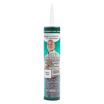 Scellant butyle gris Dicor 06-7828 10,1 oz pour étanchéité