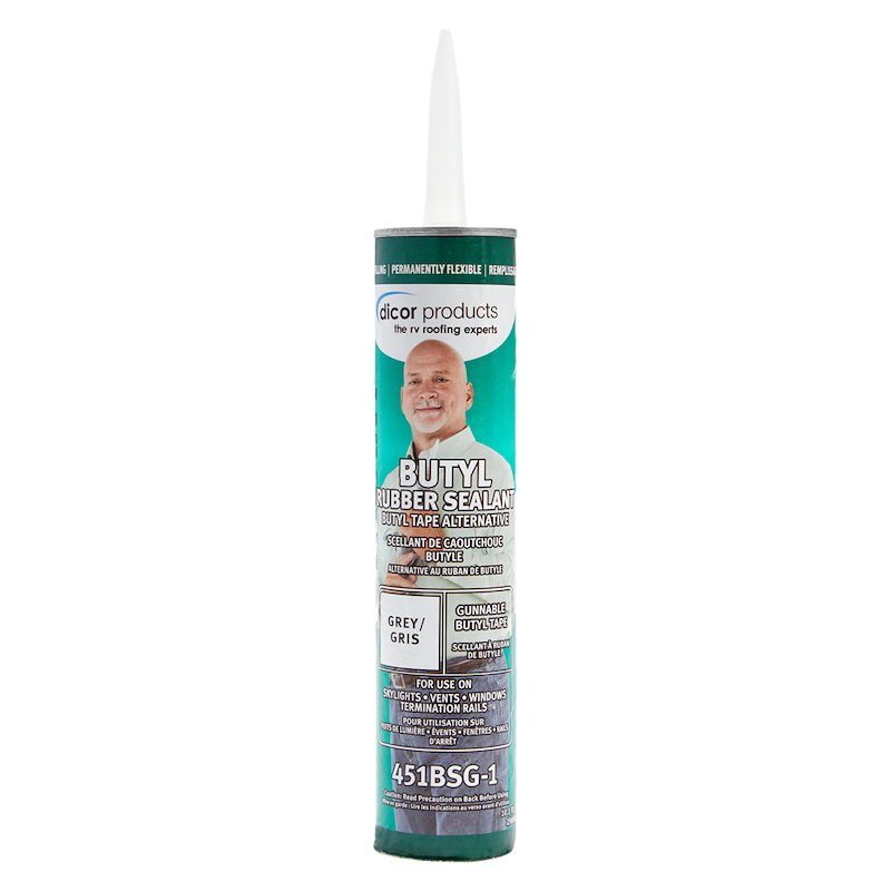 Dicor 06-7828 Gray Butyl Sealant 10.1 oz for Sealant Applications