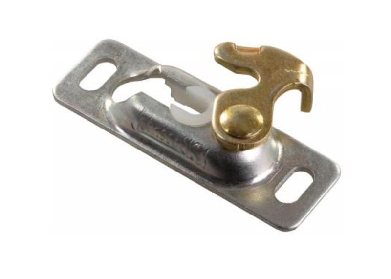 Plaque de fixation supérieure JR Products pour porte coulissante ou escamotable – avec vis