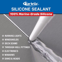 Star Brite Transparent Marine Silicone Sealant – High Performance Waterproofing