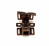 JR Products 20-1889 RV Cabinet Latch – Double Cylinder, Antique Brass, Set of 2