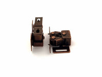 JR Products 20-1889 RV Cabinet Latch – Double Cylinder, Antique Brass, Set of 2