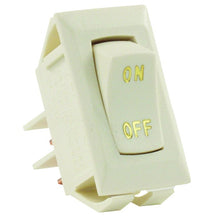 Interrupteur à Bascule Ivoire SPST JR Products 12V/125-250V – Pour VR