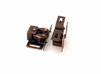 JR Products 20-1889 RV Cabinet Latch – Double Cylinder, Antique Brass, Set of 2