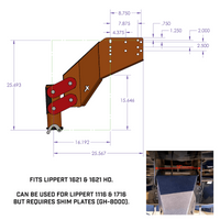 Coupleur gooseneck EXECUTIVE Torsion Flex 30000 lb Auto Latch