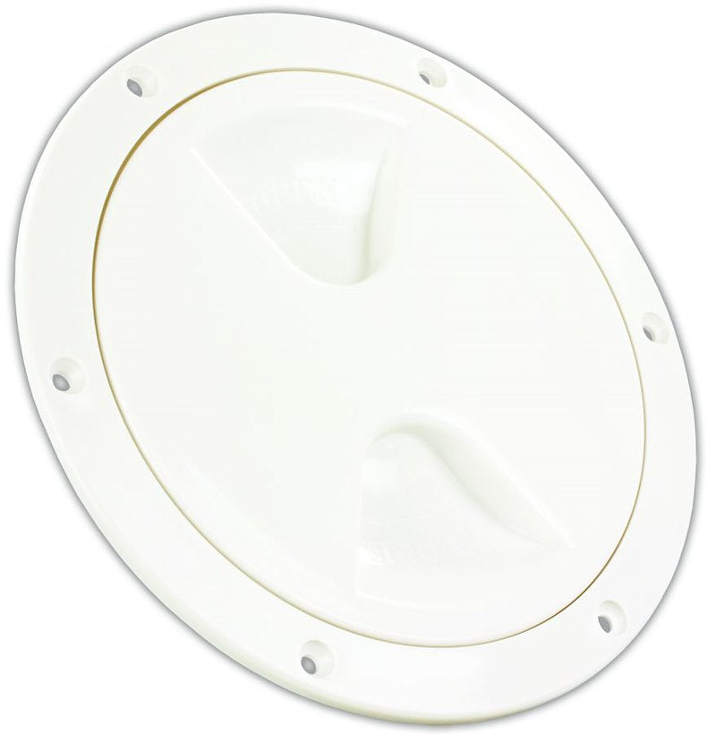 JR Products 22-0533 Access Hatch – Lockable, White ABS, 4.45 in