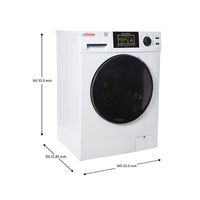 Pinnacle Front Load Washing Machine with 12 Cycles & Pet Care