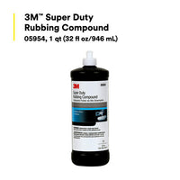 3M 05954 – Composé à polir Super Duty pour élimination des marques de ponçage