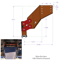 Coupleur gooseneck EXECUTIVE Torsion Flex 30000 lb Auto Latch