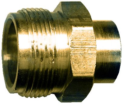 Adaptateur propane JR Products 1"-20 M x 1/4" FPT en laiton – Raccord BBQ ou bonbonne