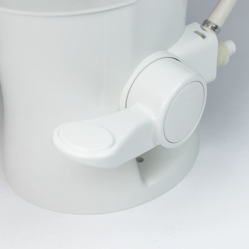 Toilette Dometic 300 – Siège Rond, Chasse par Pédale, Hauteur Résidentielle, Blanc