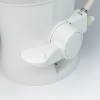 Toilette Dometic 300 – Siège Rond, Chasse par Pédale, Hauteur Résidentielle, Blanc