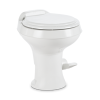 Dometic 300 Series Toilet – Round Seat, Foot Pedal Flush