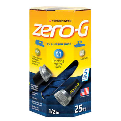 Boyau d’eau potable Zero-G 1/2 po x 25 pi pour VR et bateau