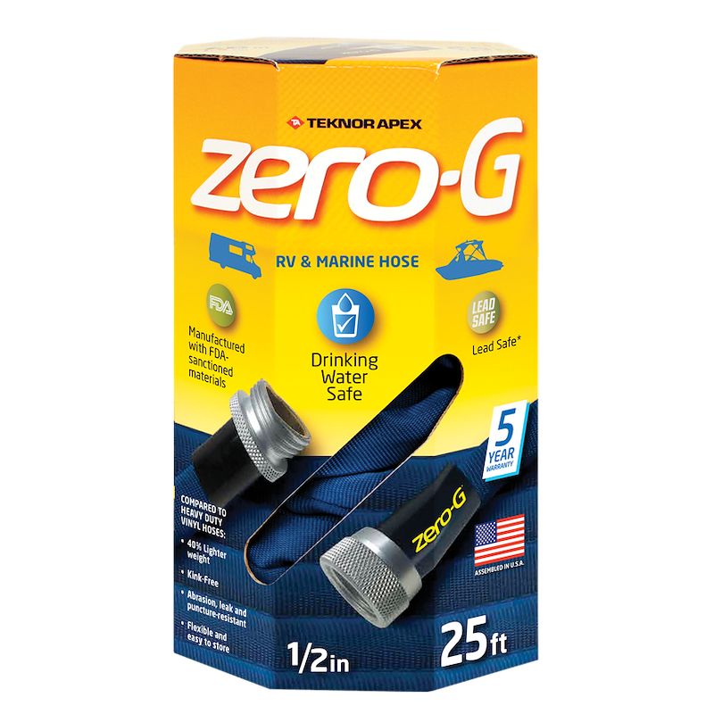 Boyau d’eau potable Zero-G 1/2 po x 25 pi pour VR et bateau
