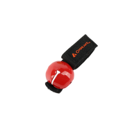 Cloche anti-ours Coghlan’s 0756 rouge avec sangle Velcro – Ensemble de 6