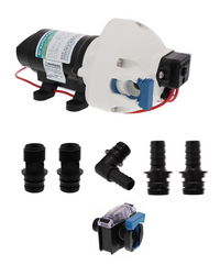 Pompe eau Flojet 2.9 GPM 50 PSI 12V VR auto amorcante