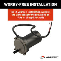 Moteur de Remplacement pour Stabilisateurs Électriques Lippert 15-1822 – Pièce de Rechange pour Jack de Remorque