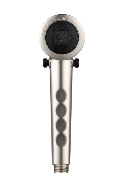 Pomme douche VR nickel satine avec valve economie eau