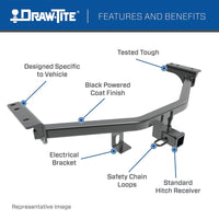 Attache-Remorque Draw-Tite Max-Frame Classe III - Récepteur 2" - 4000 lb