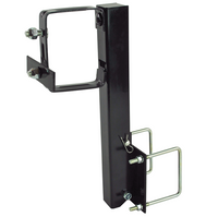Support de roue de secours pliable Ultra-Fab 16-0624 pour pare-chocs 4" — Acier noir