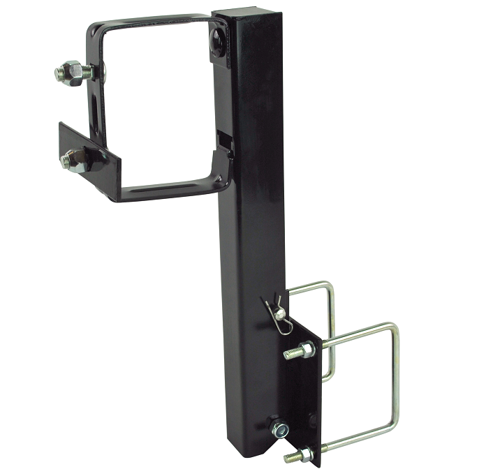 Support de roue de secours pliable Ultra-Fab 16-0624 pour pare-chocs 4" — Acier noir