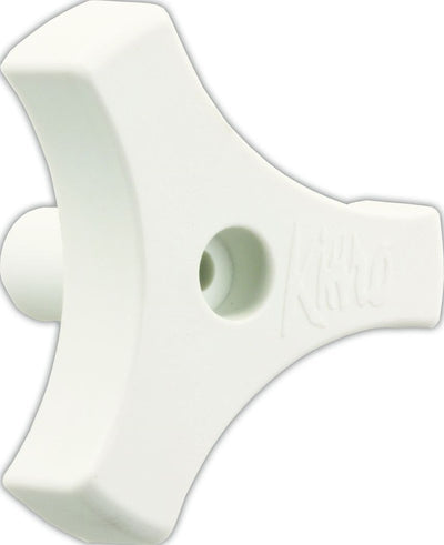 Bouton de manivelle triangulaire blanc 13/16 po pour fenêtre de VR – JR Products 23-0161