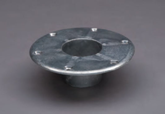 Base encastrée pour pied de table Heng's - Acier durable, montage affleurant, diamètre 6,5”