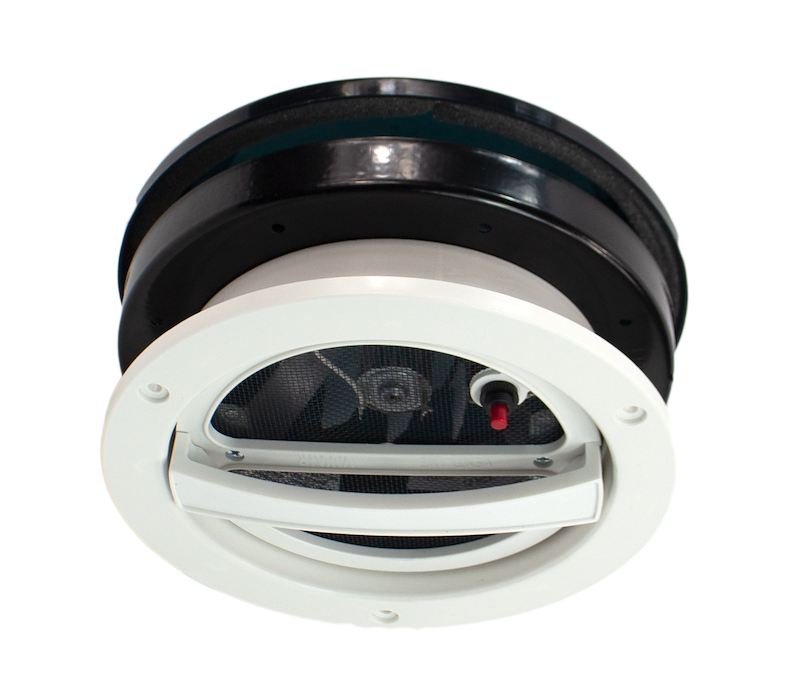 Ventline 22-0229 – Aérateur de toit VR manuel 6-1/4" avec ventilateur 12V et moustiquaire