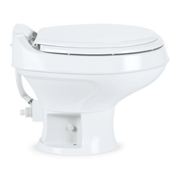 Compact Triple Jet RV Toilet Series 300 - White