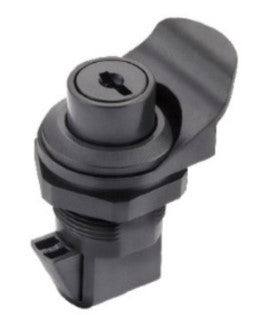 Loquet de porte marin noir WhiteCap Industries – Remplacement OEM 1 pouce