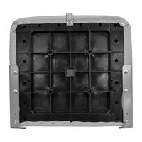 Siège de bateau de pêche Wise Standard – Dossier bas pliable gris et rouge