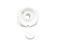 Gravity Fresh Water Inlet for RV - B&B Molders, White, Flush Mount with Vent and Installation Kit