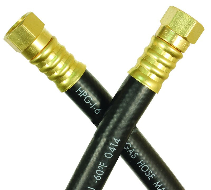 3/8" x 48" Propane Hose with Female SAE Fittings for RVs