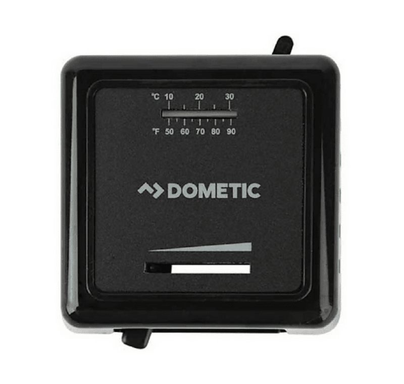 Thermostat mural Dometic pour fournaise – 12 Volts, non programmable, contrôle de chaleur fiable, analogique