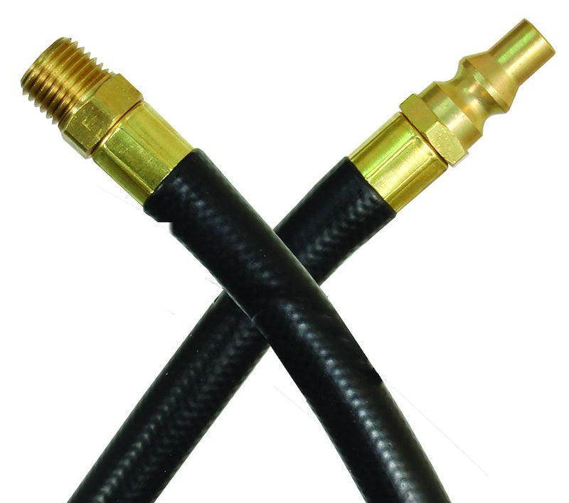 Tuyau propane 1/4 po avec raccord rapide mâle 48 po pour VR