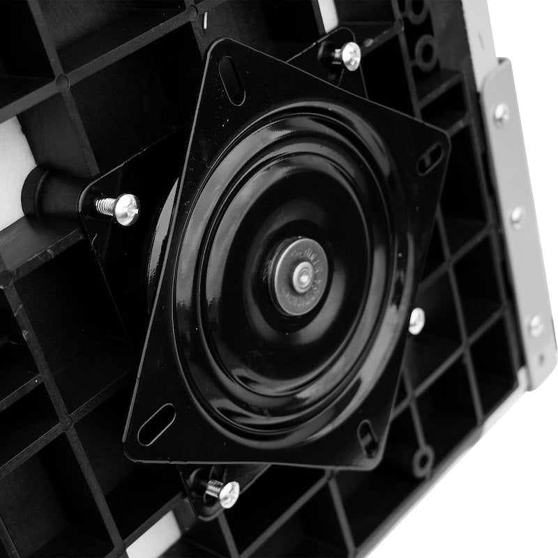 Base pivotante de siège bateau WISE Seating Trendler 6" – Acier noir ABYC Classe B