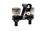 Black 4-Inch Bath Shower Faucet with Diverter for RVs