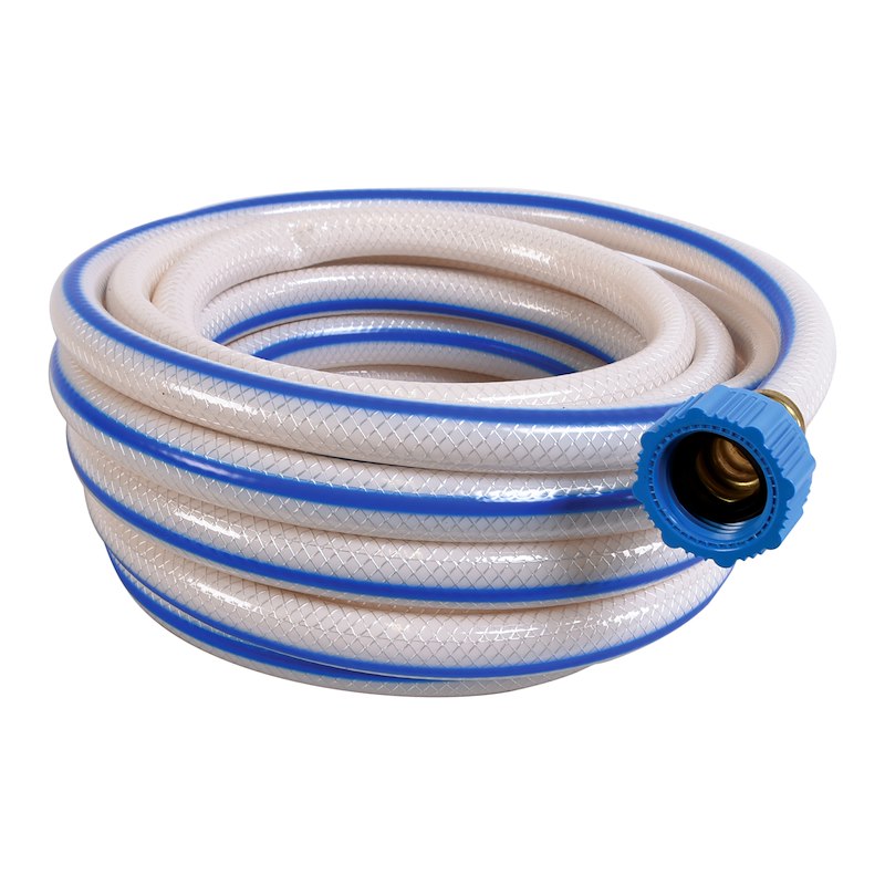 RV Travelers Choice 25 ft Drinking Water Hose – 1/2 in – Lead-Free, Easy Connect