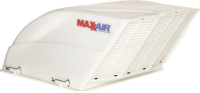MaxxAir Fan Mate Vent Cover - White with Rain Protection