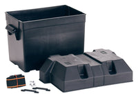 Battery Box for Group 24 - Acid-Resistant Ventilated Polypropylene