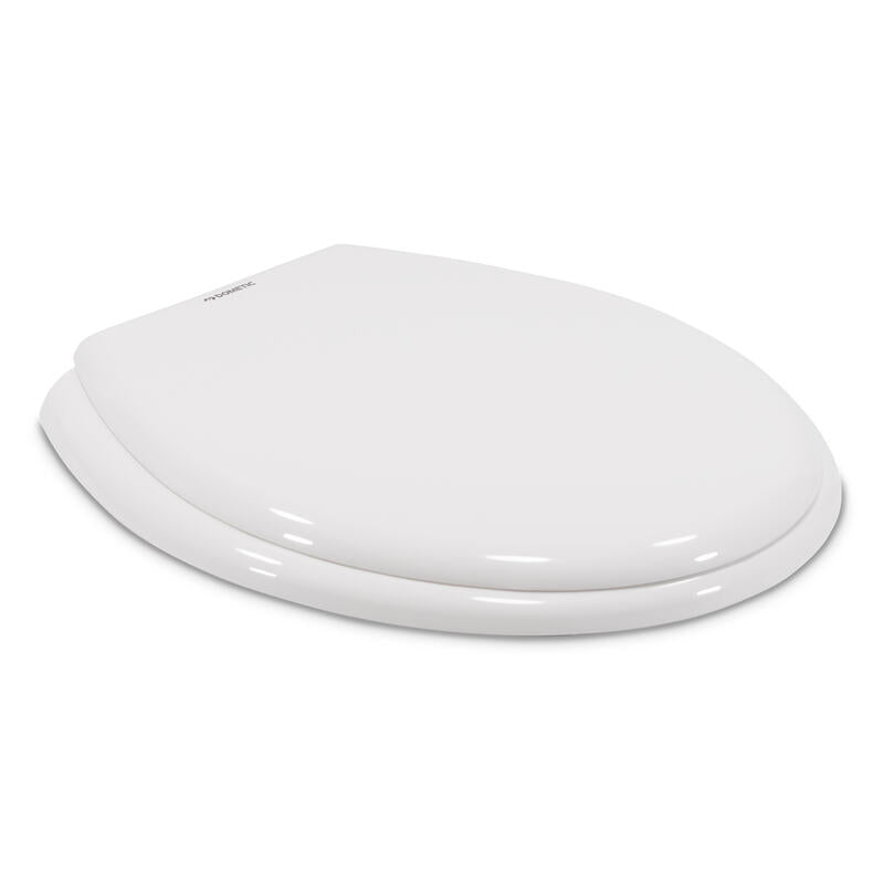 Siège de toilette Dometic 24-2936 blanc avec couvercle – Remplacement pour série 300 VR et bateaux