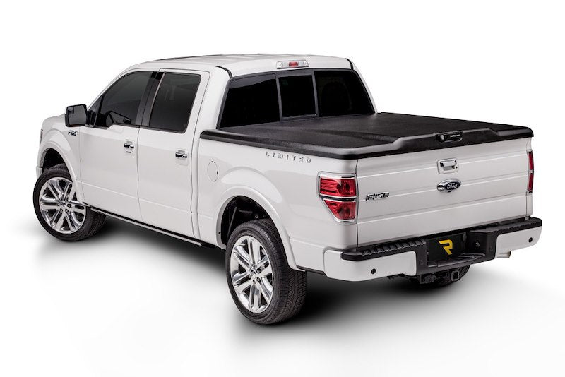 Couvre-tonneau inclinable verrouillable en ABS noir avec lumières LED