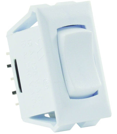 Interrupteur à bascule 12V, 13A / 125V AC, 10A / 250V AC, 5A / 14V DC - SPDT, Blanc