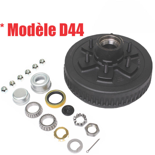 Ensemble drum D44 10" 6 studs complet – Tambour de frein avec ensemble B